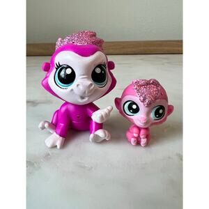 Littlest Pet Shop #4082 Gilda Twinkleton Gorilla #4083 Bananas Taylor Monkey